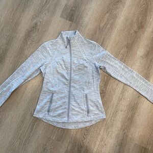 lululemon athletica Light Gray Full-Zip Define Jacket